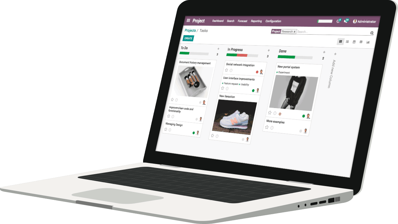 Odoo • Image and Text