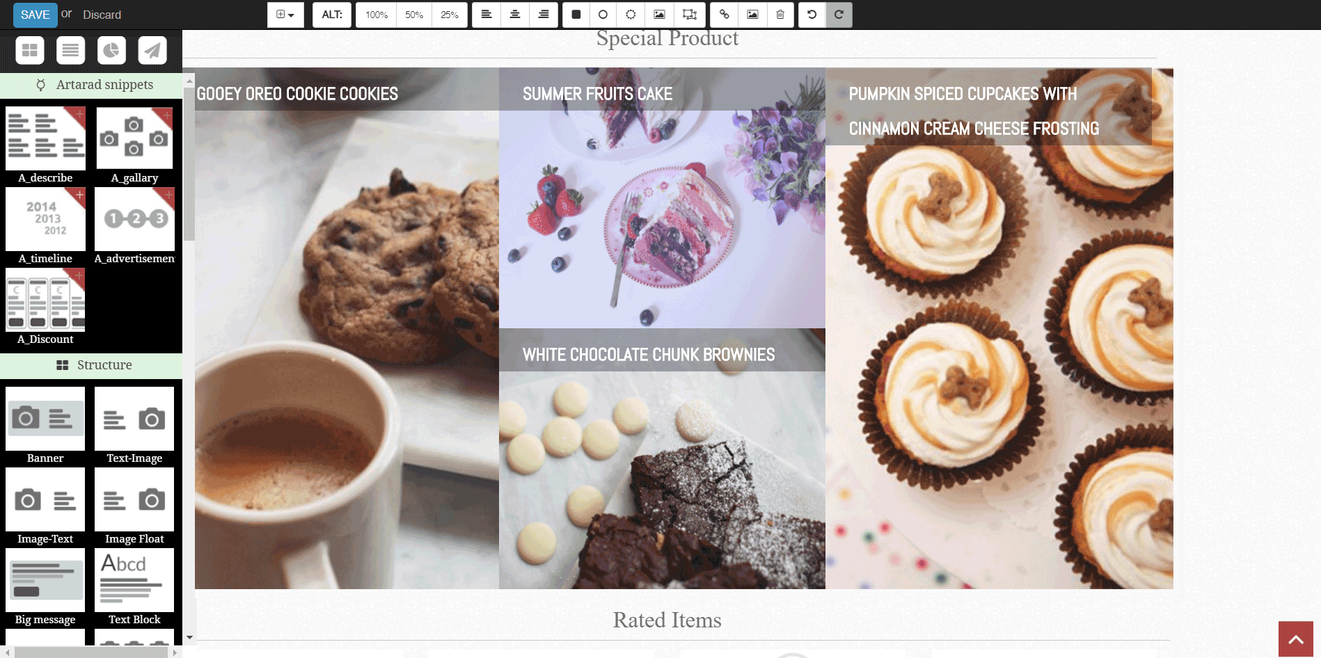 Odoo • Text and Image